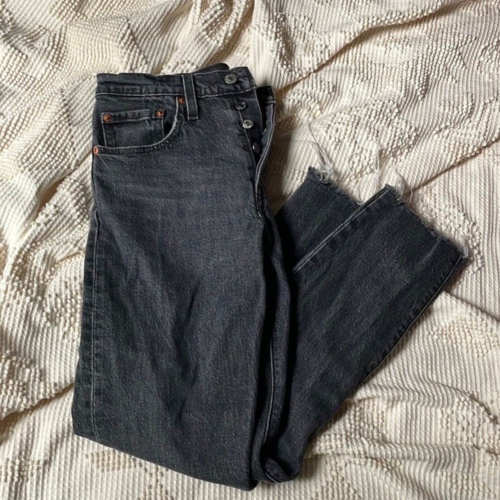 Levi’s 501 skinny black denim jeans